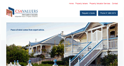 Desktop Screenshot of csavaluers.com.au